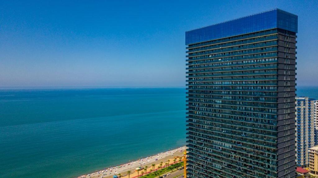 Студия С Потрясающим Видом На Море В Orbi Beach Tower Batoemi Buitenkant foto