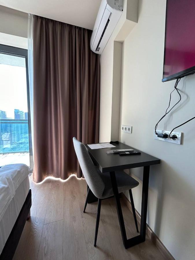Студия С Потрясающим Видом На Море В Orbi Beach Tower Batoemi Buitenkant foto