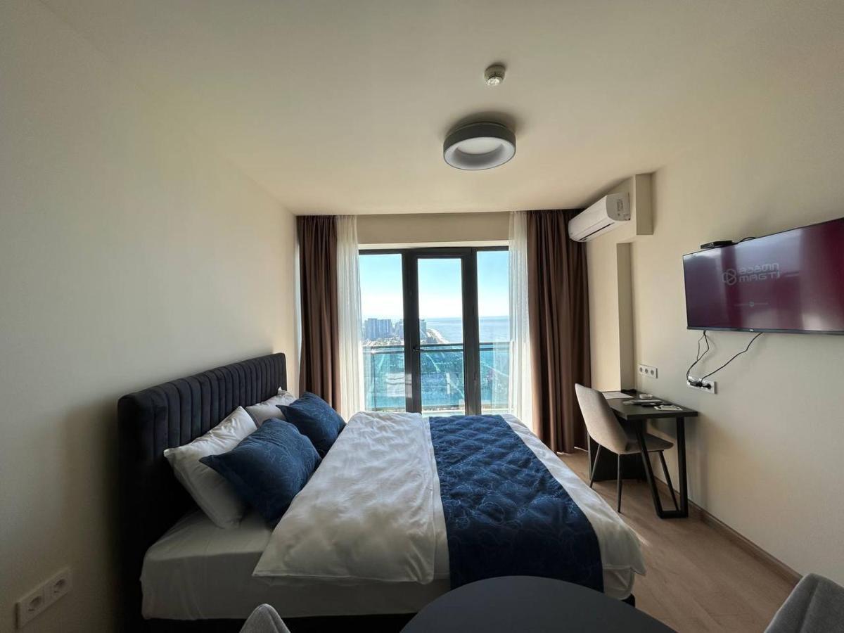 Студия С Потрясающим Видом На Море В Orbi Beach Tower Batoemi Buitenkant foto