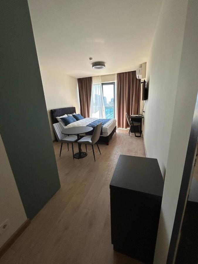 Студия С Потрясающим Видом На Море В Orbi Beach Tower Batoemi Buitenkant foto