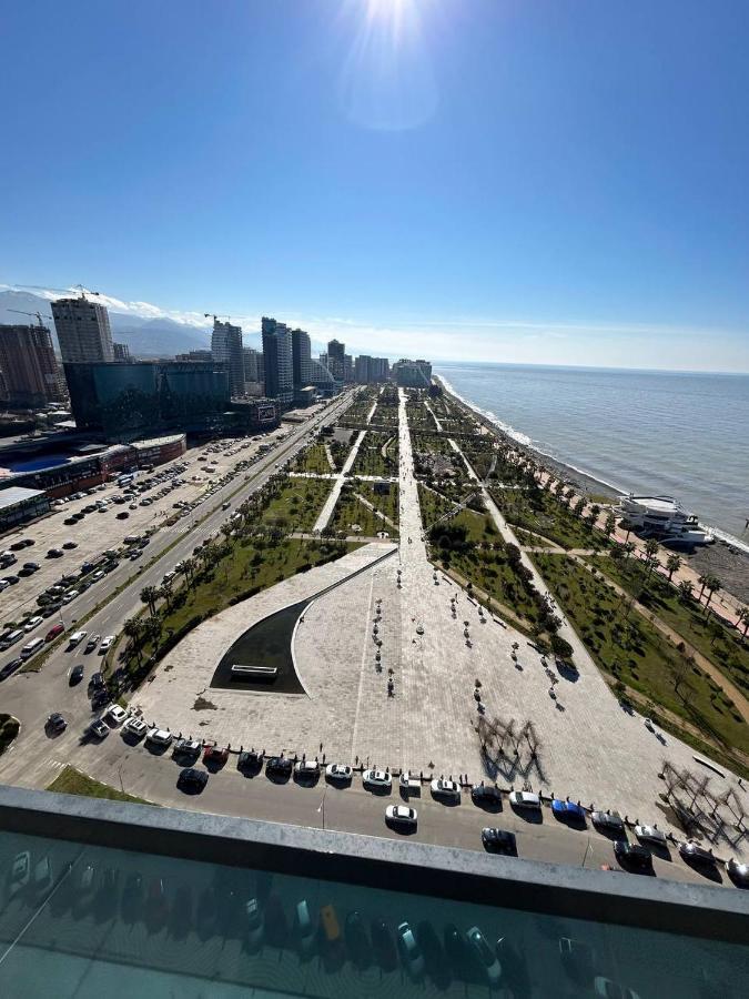 Студия С Потрясающим Видом На Море В Orbi Beach Tower Batoemi Buitenkant foto