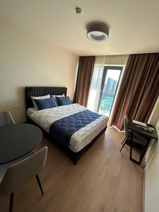 Студия С Потрясающим Видом На Море В Orbi Beach Tower Batoemi Buitenkant foto