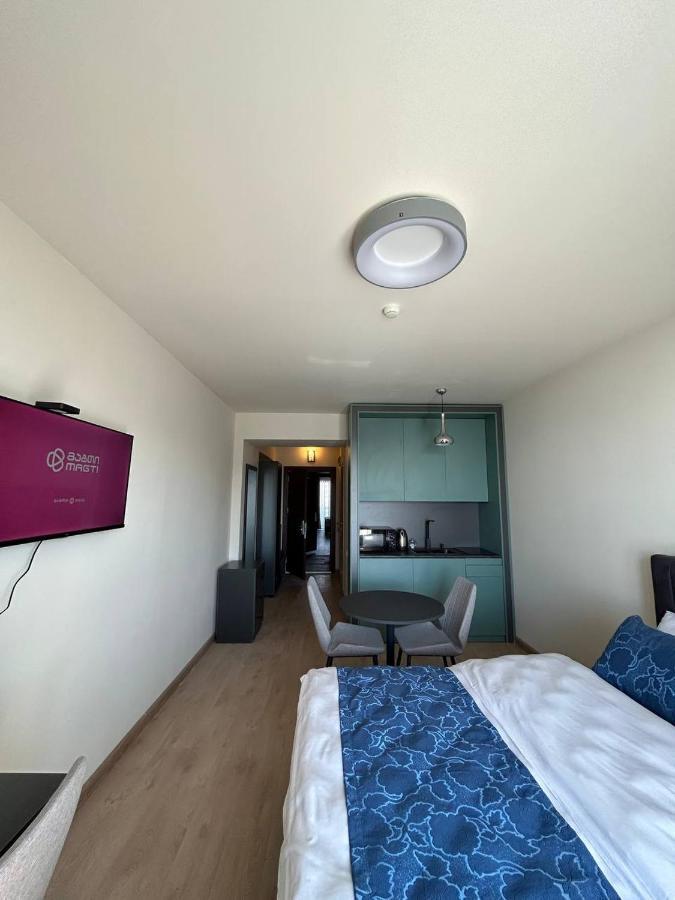 Студия С Потрясающим Видом На Море В Orbi Beach Tower Batoemi Buitenkant foto