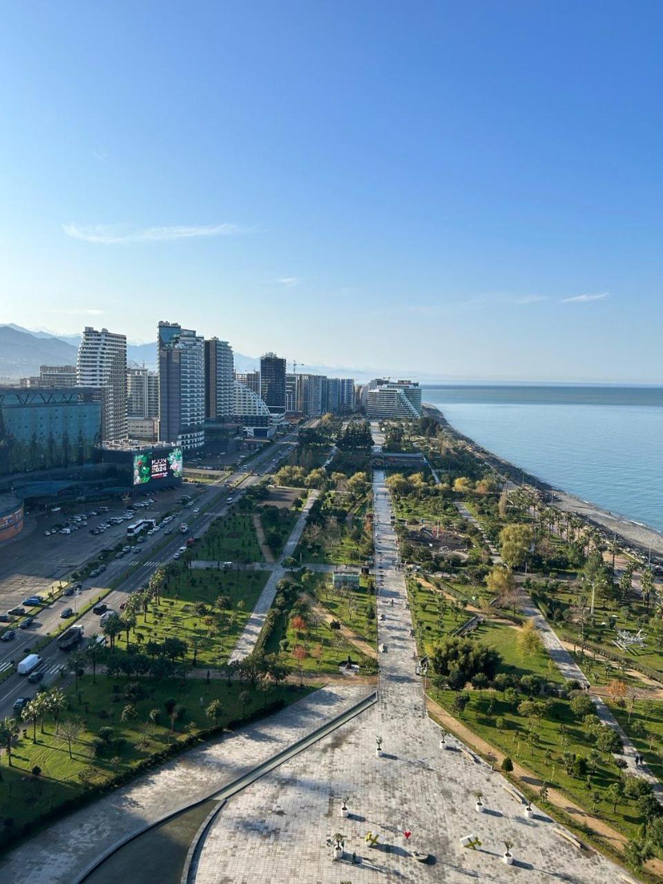 Студия С Потрясающим Видом На Море В Orbi Beach Tower Batoemi Buitenkant foto