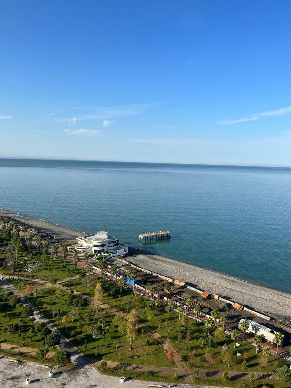 Студия С Потрясающим Видом На Море В Orbi Beach Tower Batoemi Buitenkant foto